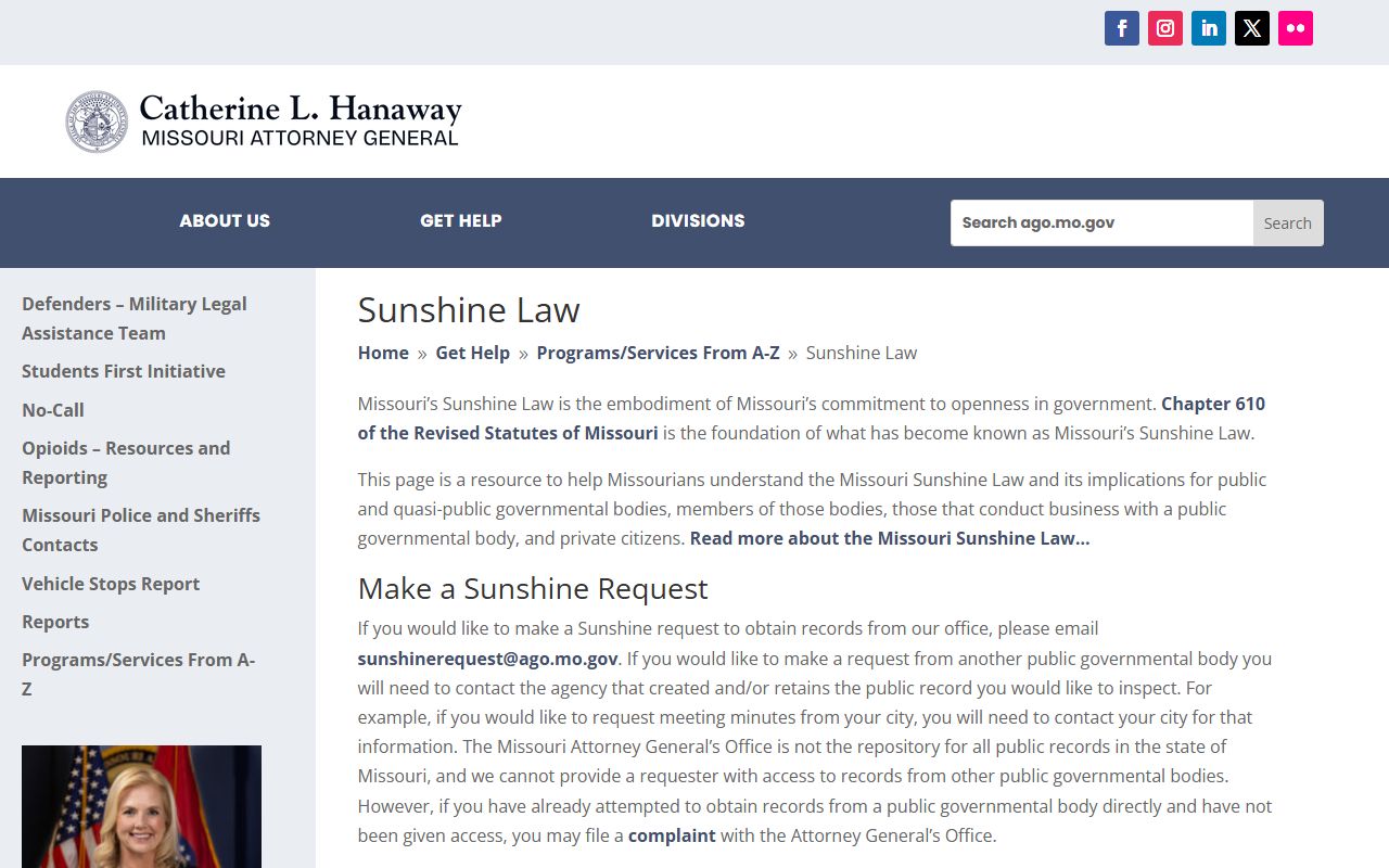 Worth County court records Missouri Sunshine Law resource